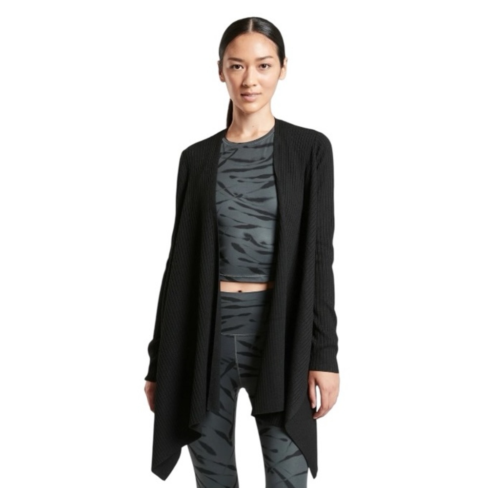 Athleta Solstice Wrap Sweater size L 599656